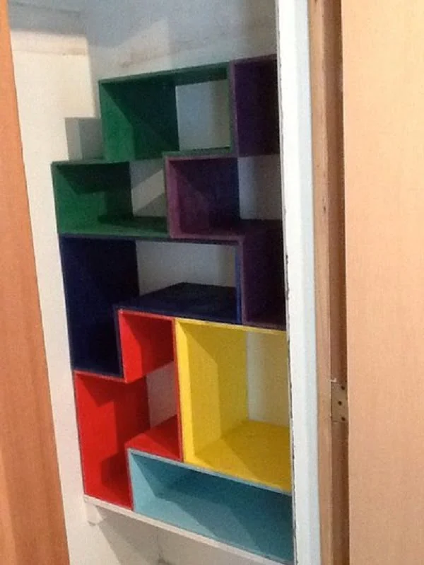 How to build a  Tetris shaped closet  