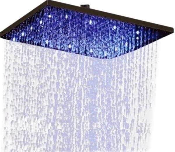 Fontana rainfall LED shower head