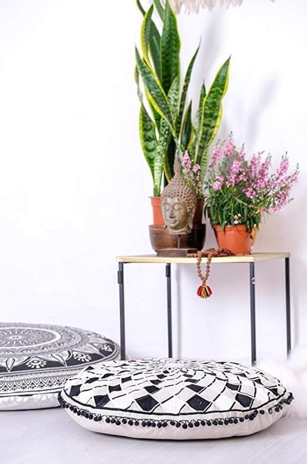 Mandala Life Bohemian large floor pillow