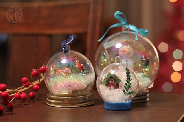 How to make an ornamental snow globe