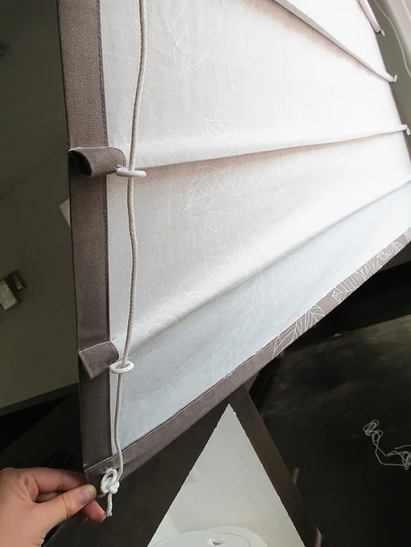 How to make  sew Roman shades 
