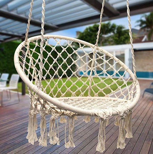 Sorbus macrame hammock swing chair