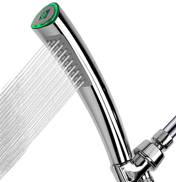 Thermometer LED shower head