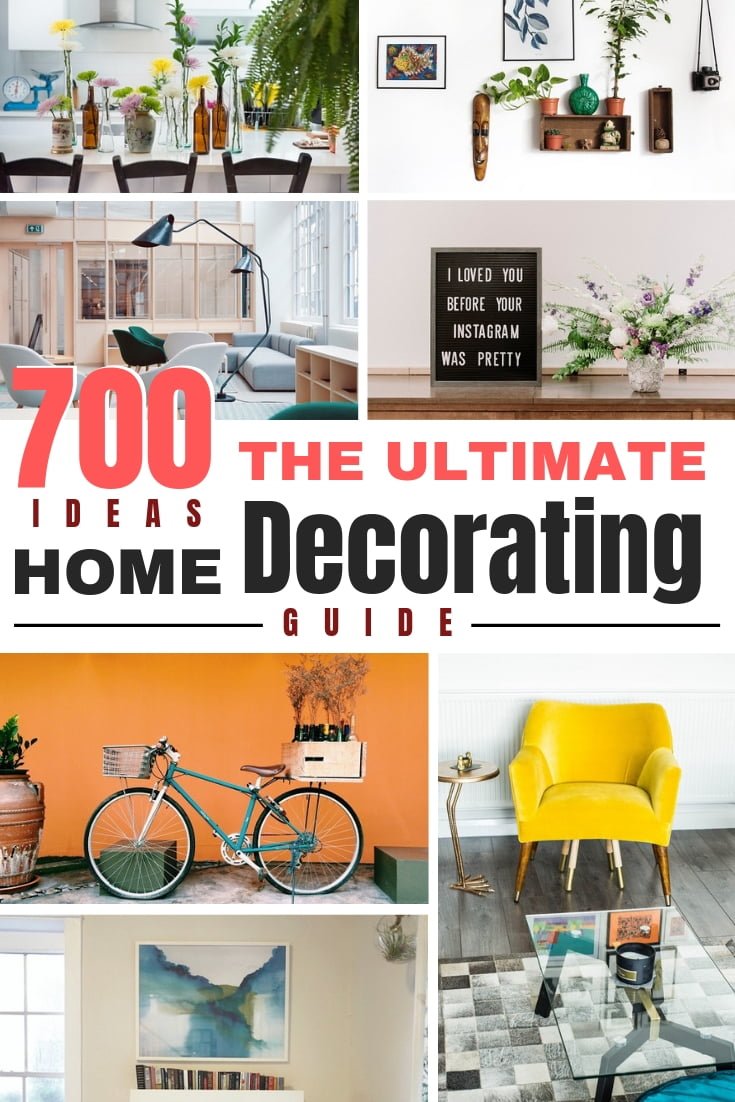 This is the ultimate guide of 700 home decor ideas you'll ever need. Worth saving! #homedecorideas #homedecor
