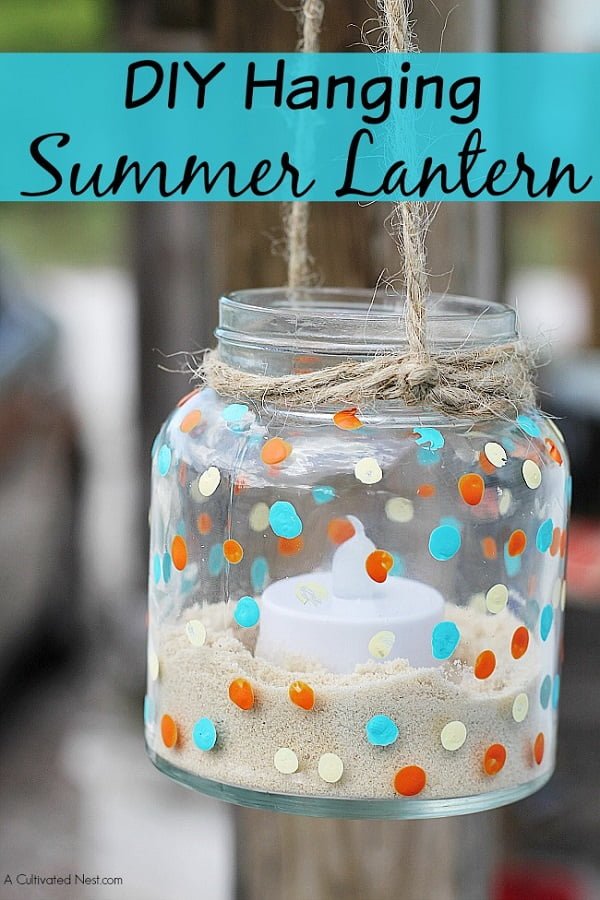 How to make a  hanging lantern 