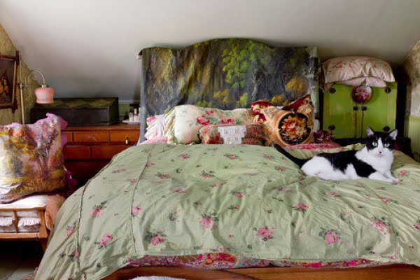 Layers of patina boho bedroom 