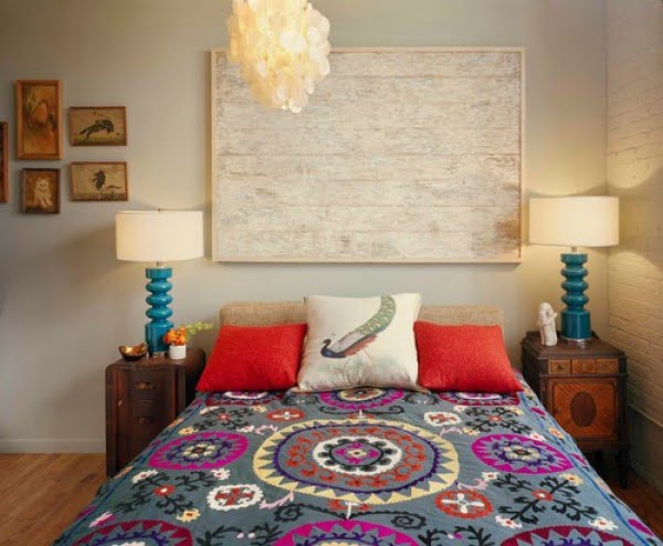 Eclectic boho bedroom 