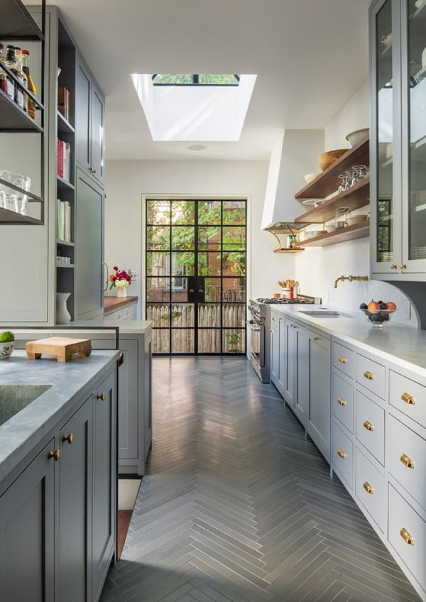 Brownstone kitchen shaker cabinets #homedecor
