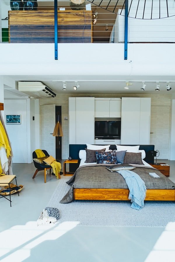Modern chic boho bedroom 