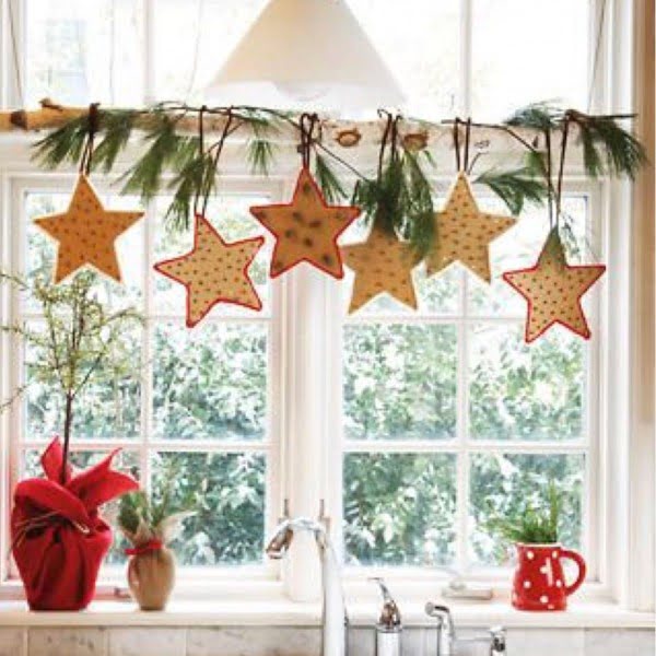 Cute stars  window decorations 