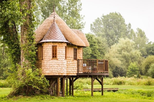 Cool castle tree house