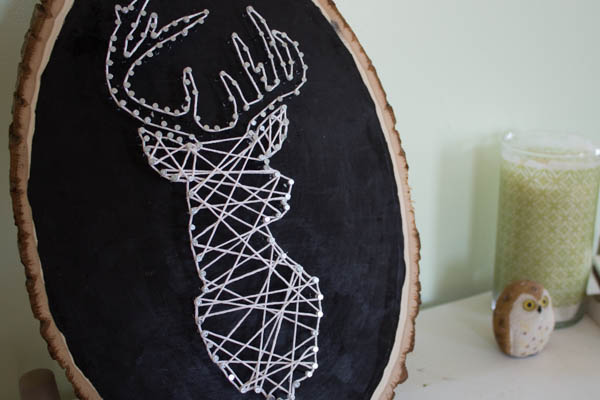 How to make deer string art