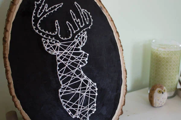 How to make deer string art
