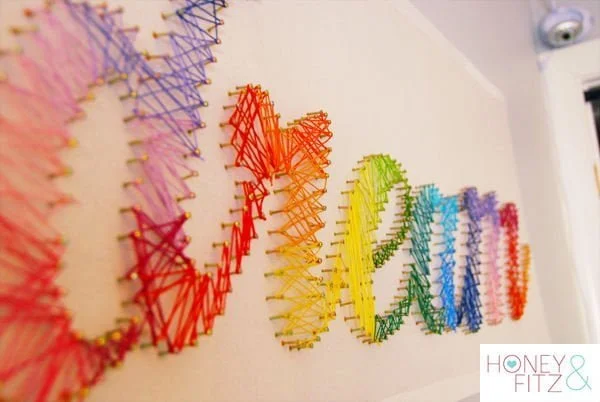 How to make dream string art