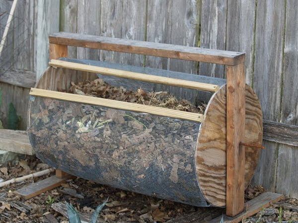 How to make a  drum compost bin 