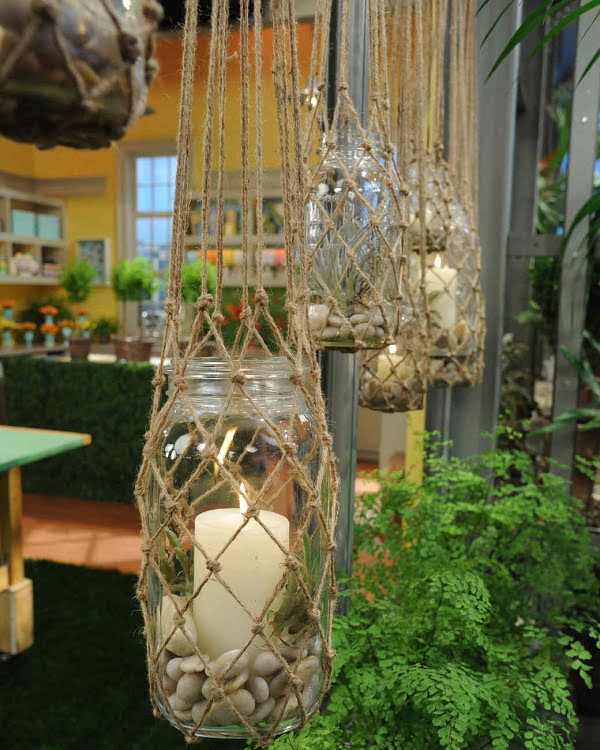 How to make  knotted hanging lanterns 