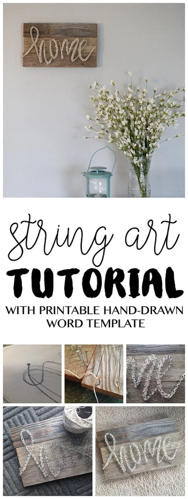 How to make pallet string art