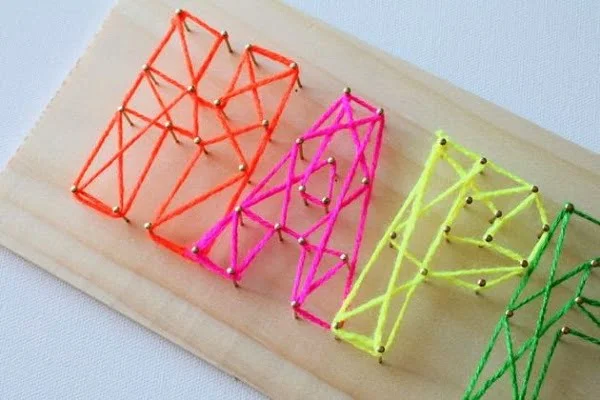 How to make easy string art