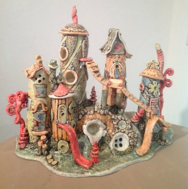 Fairy House Aquarium Decoration 