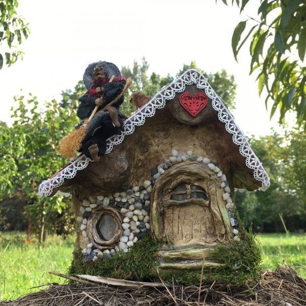 fairy house sculpture