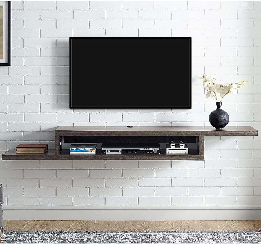 Floating Shelf Under Tv On Wall - img-fisticuffs