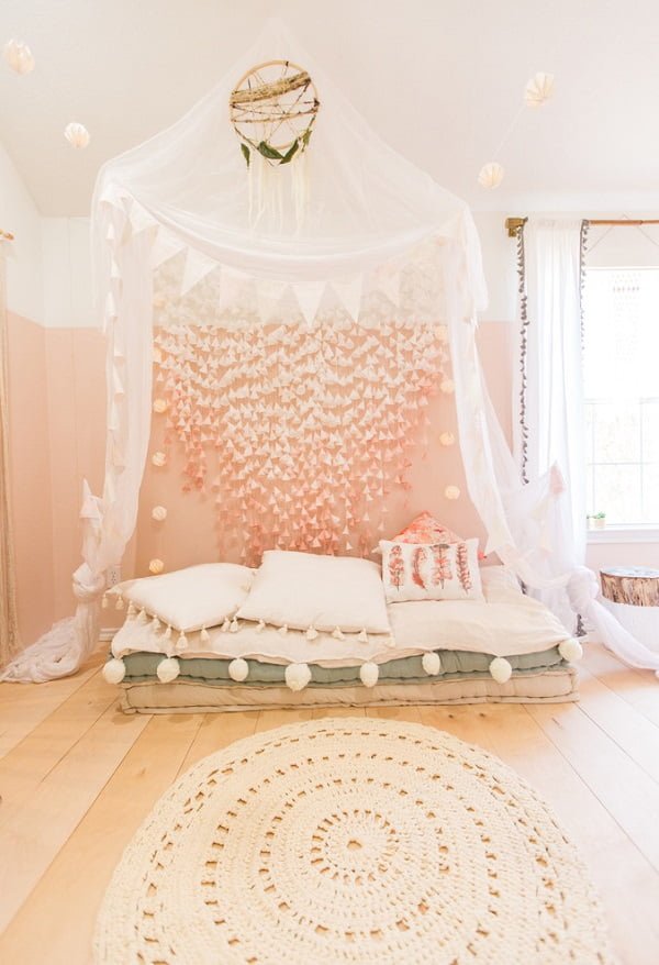 Macrame Canopy Boho Bedroom 