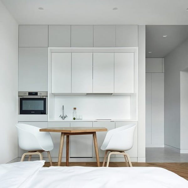 Minimalist Apartment Accents with Designer Furniture  