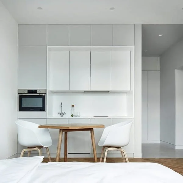 Minimalist Apartment Accents with Designer Furniture  