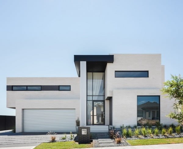 black minimalist house