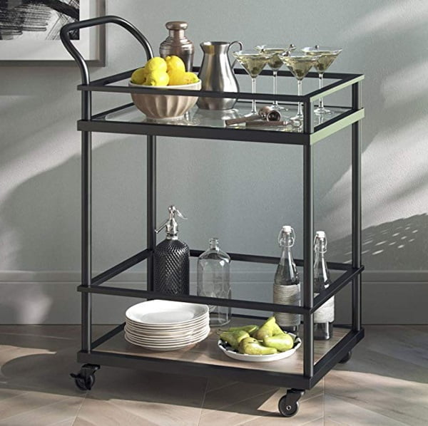 Nathan James utility tea cart