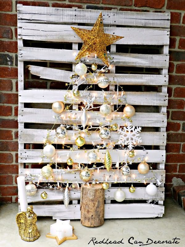 Pallet backdrop  tree 