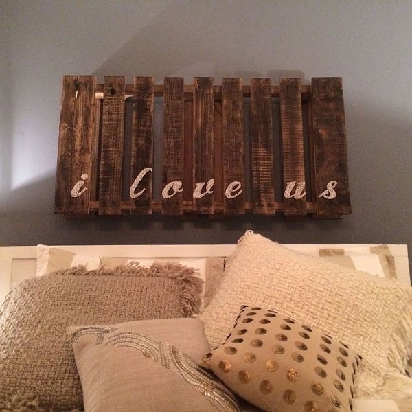 How to make pallet board string art