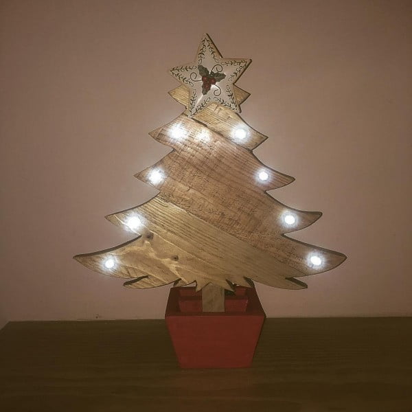 Side-lighted pallet  tree 