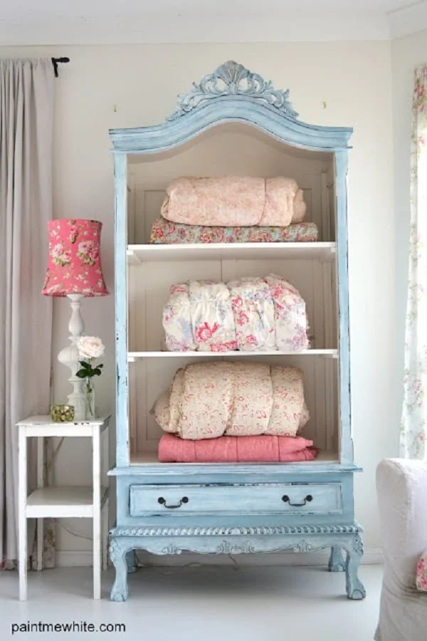  Shabby Chic French Armoire Makeover  