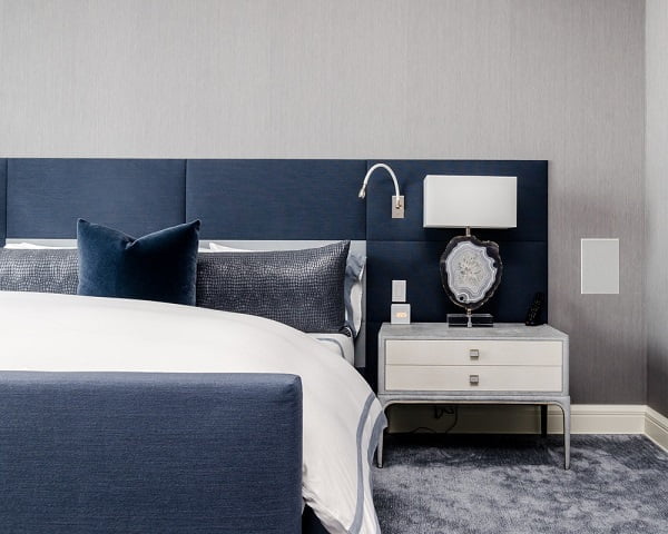 Smart technology nightstand in Futuristic Bedroom decor 