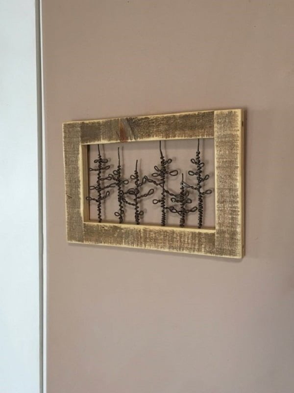 Wire art  wall decor 