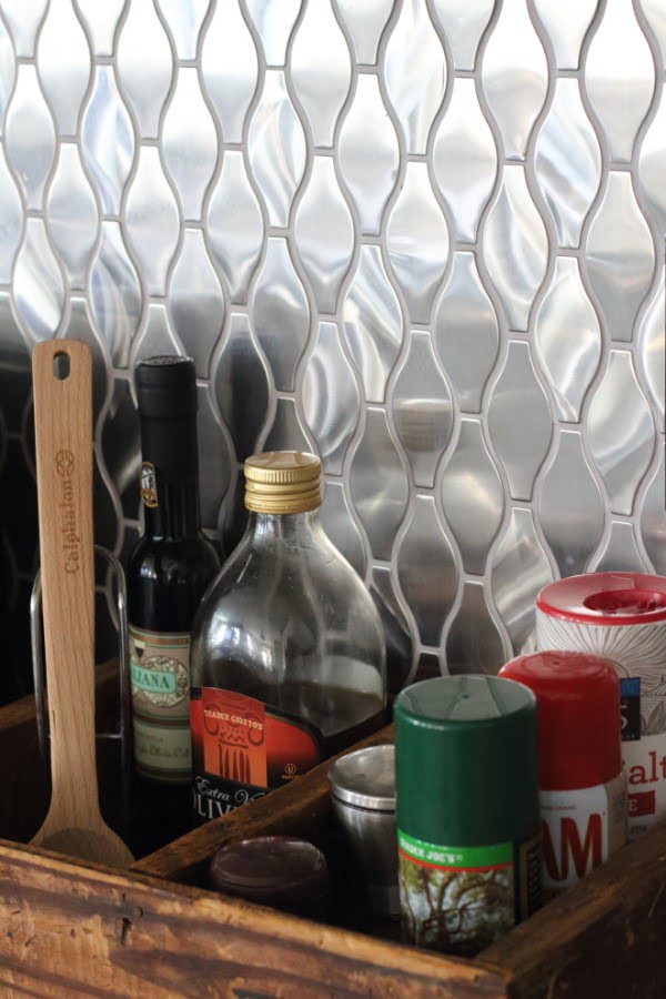 Stainless Steel Mosaic Tile  Backsplash 