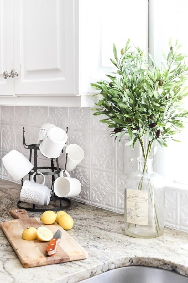 Pressed Tin  Kitchen Backsplash 