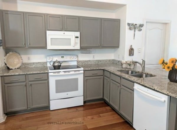 Grey Shaker Cabinets 