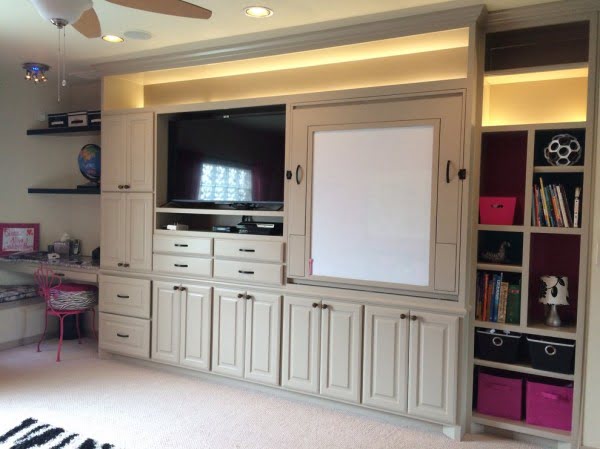 Transitional Home Theater Design 