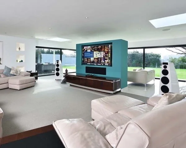 Futuristic Home Theater Design 