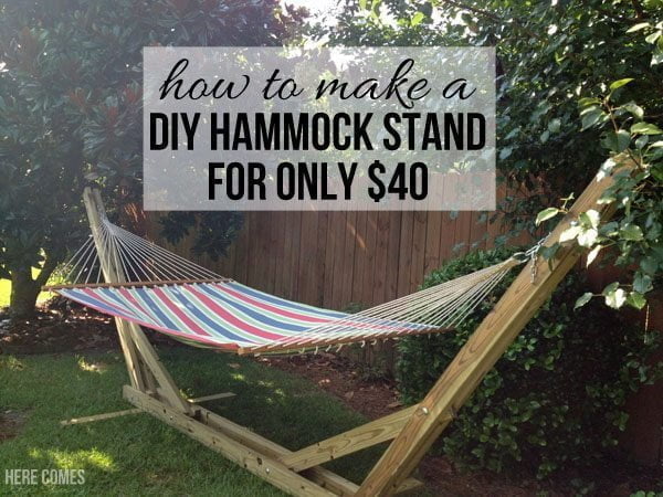 DIY hammock stand for $40