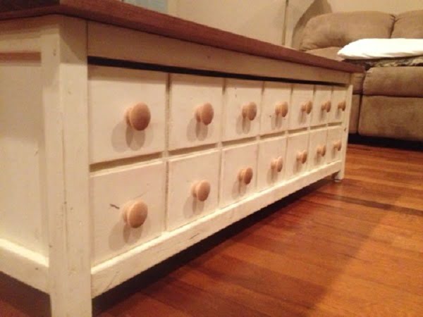 Apothecary Hidden Storage Coffee Table