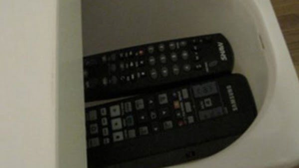 DIY Coffee Table Remote Drawer #DIY #homedecor #furniture