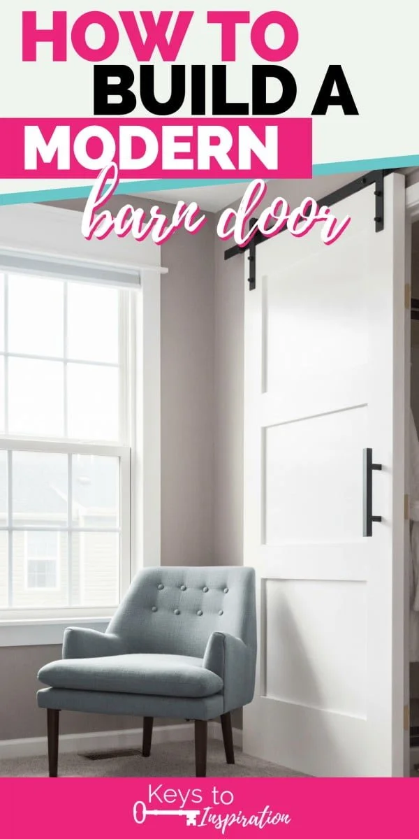 How to Build a Modern Barn Door » Keys To Inspiration    