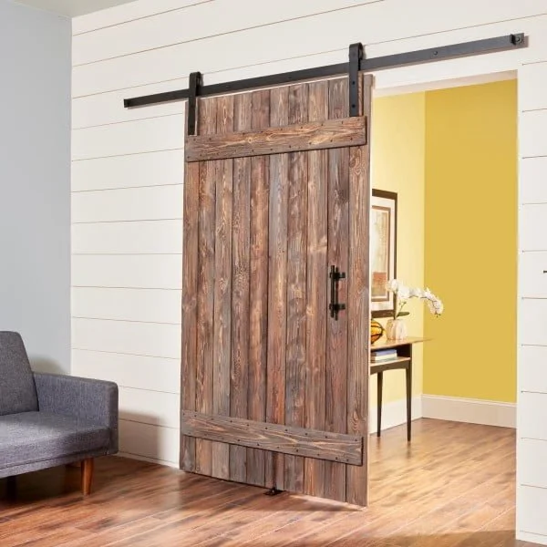 How to Make a DIY Rustic Barn Door and Hardware    
