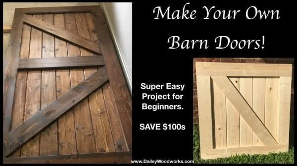 Easy to Make Barn Doors - How To    