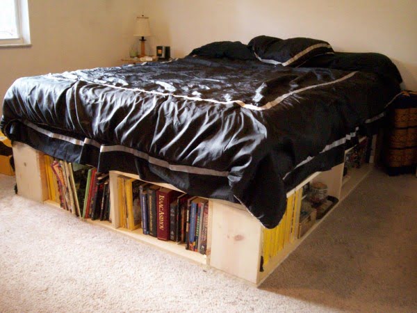 61 Diy Bed Frame Ideas On A Budget, How To Make A King Size Bed Frame With Storage