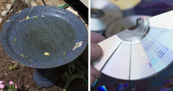 Woman Finds A Giant Crack In Her Birdbath — And Has A Brilliant Idea To Fix it   