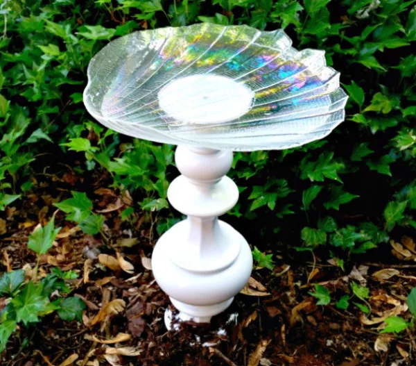 Lamp DIY Bird Bath